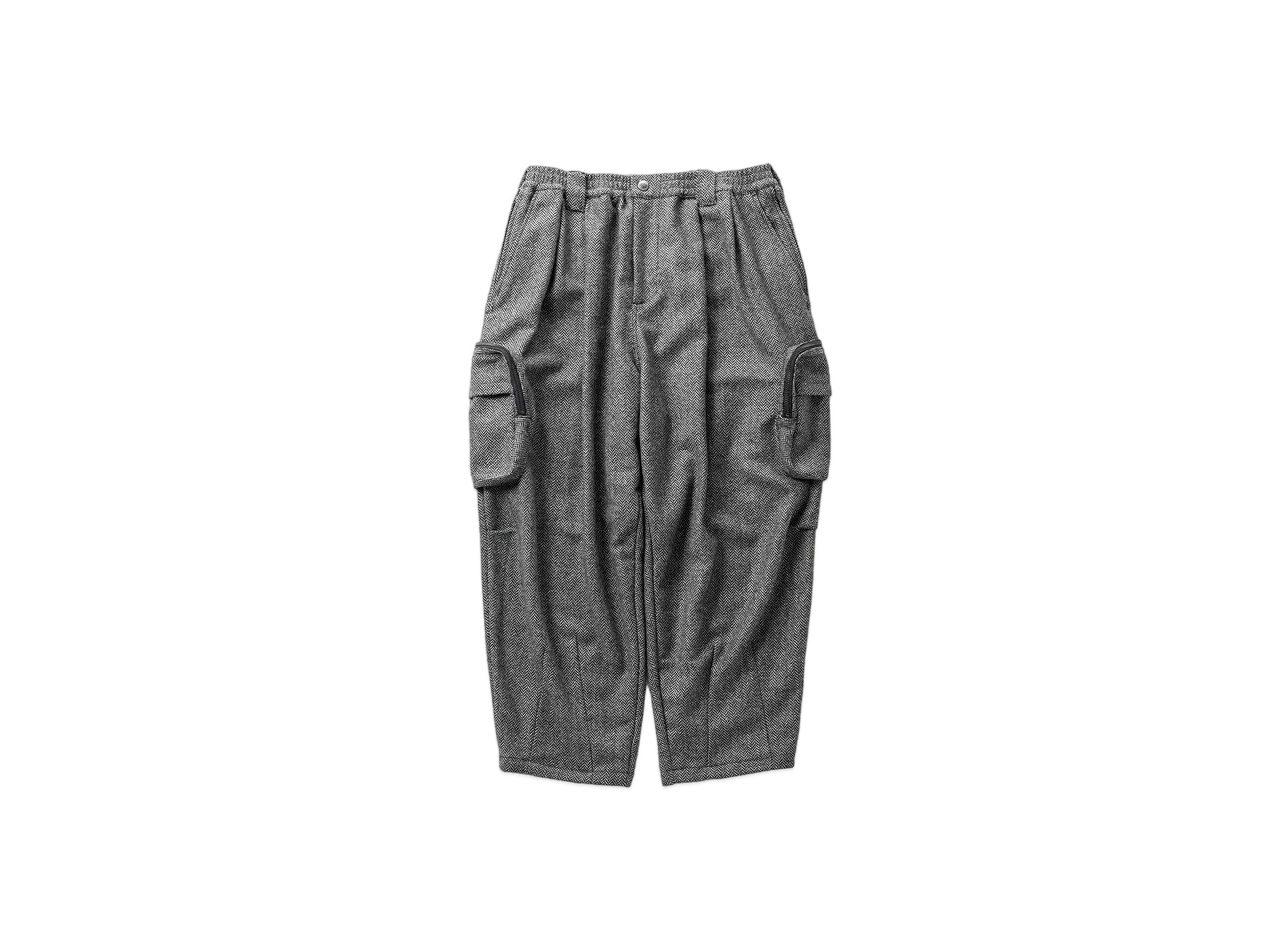TIGHTBOOTH Tweed Cargo Pants "Grey"