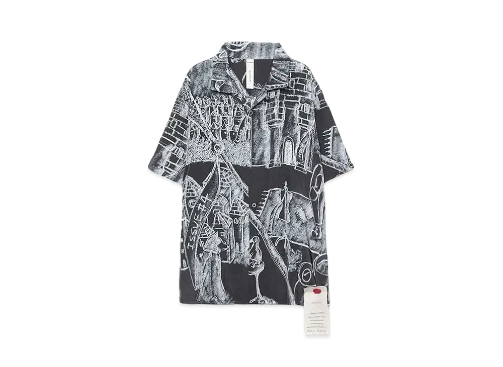 SHINYAKOZUKA S/S SHIRT AS CANVAS "BLACK"