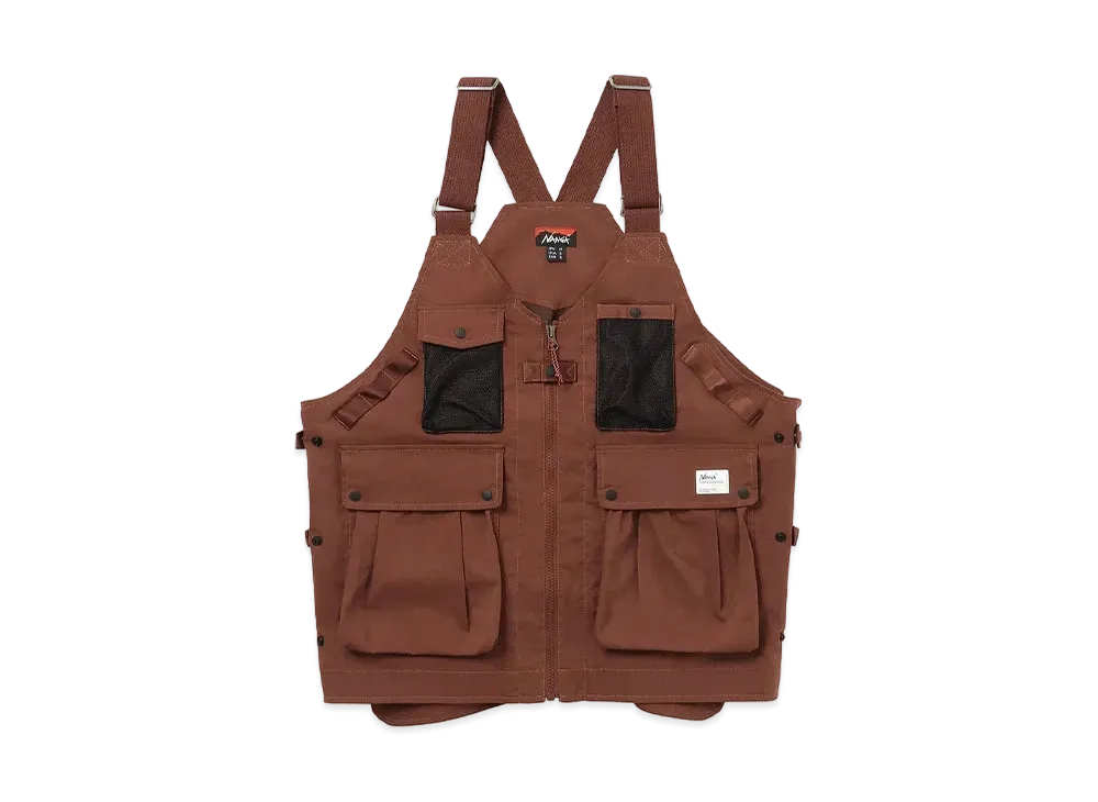 NANGA Hinoc Ripstop Field Vest "Brown"