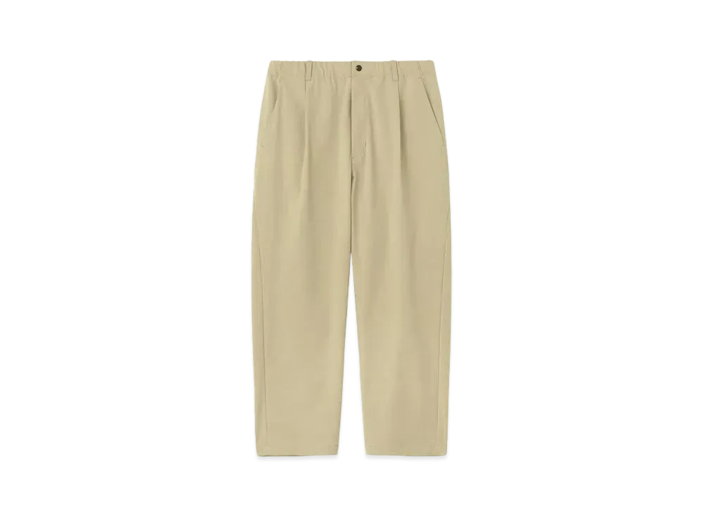 Goldwin One Tuck Tapered Light Pants (Unisex) "Oak Beige"