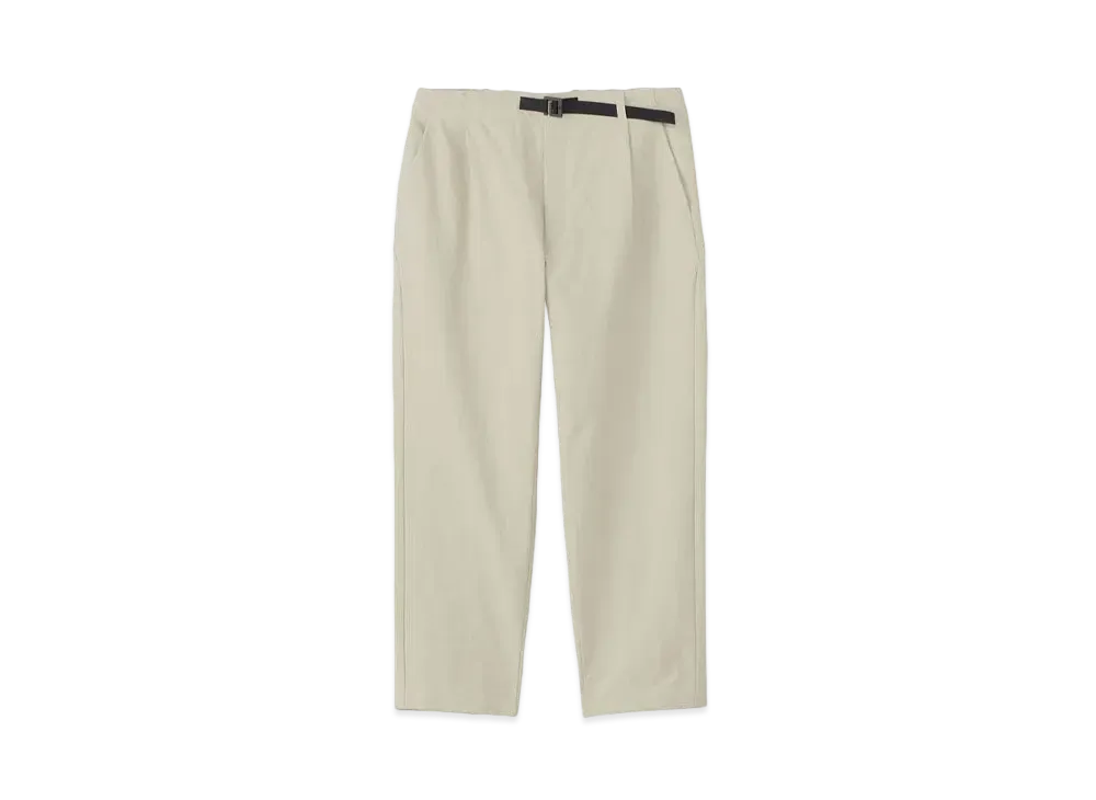 Goldwin One Tuck Tapered Ankle Pants (Unisex) "Light Beige"