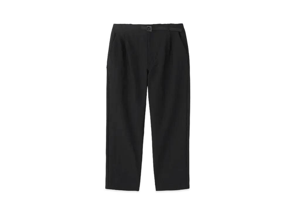 Goldwin One Tuck Tapered Ankle Pants (Unisex) "Black"