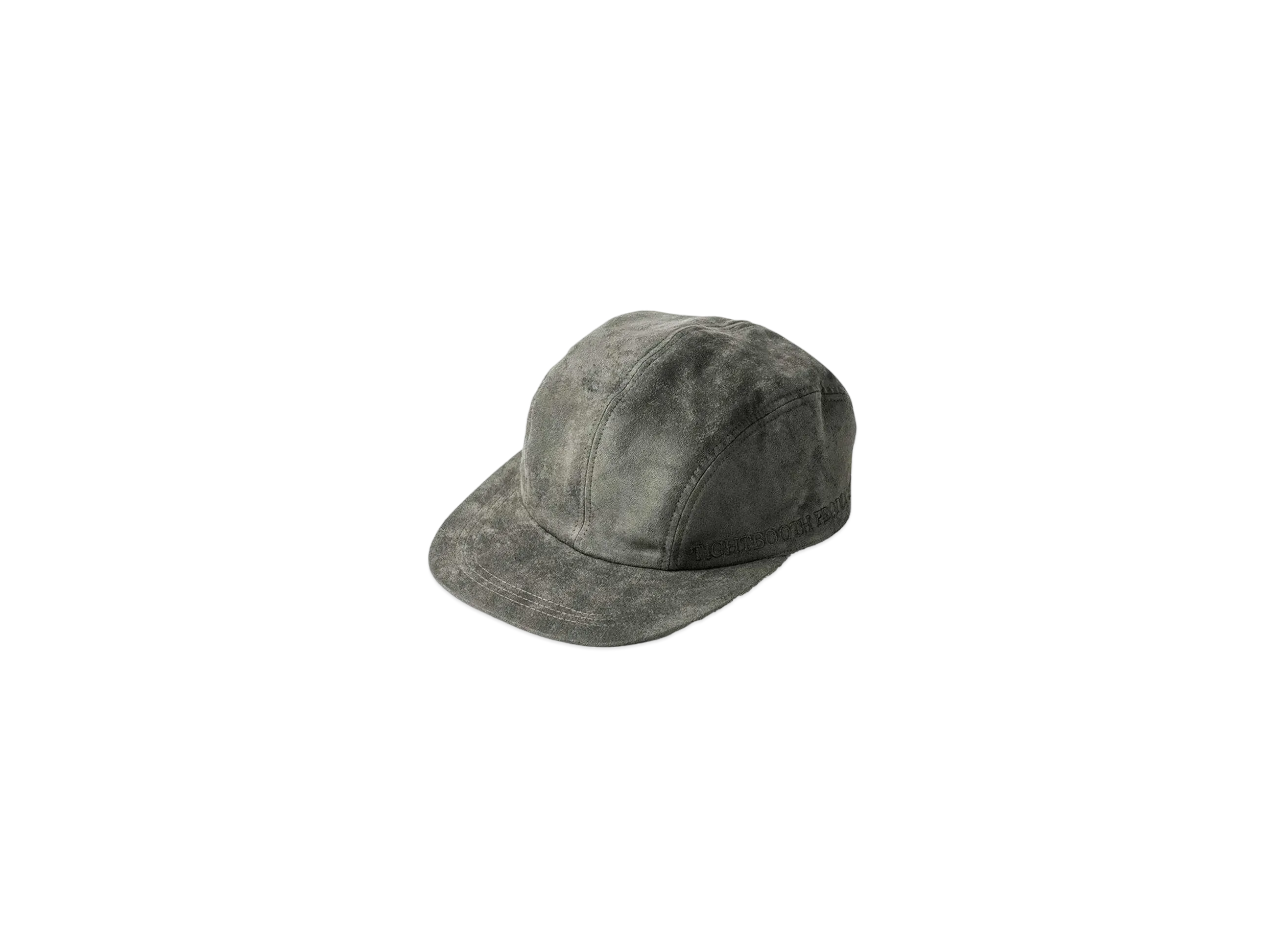 TIGHTBOOTH Suede Side Logo Camp Cap "Charcoal"