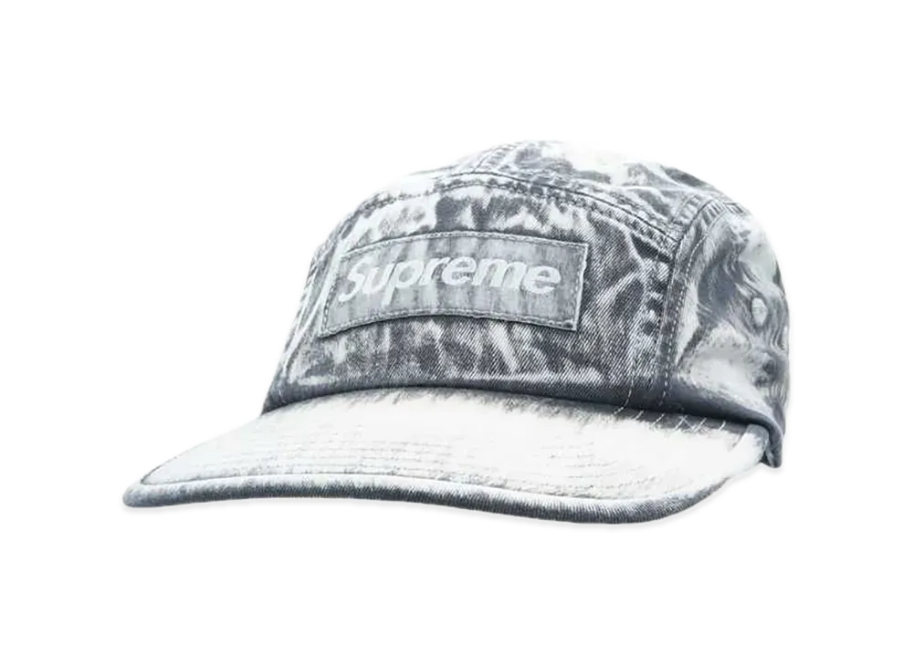 Supreme Bleached Chino Camp Cap "Black"