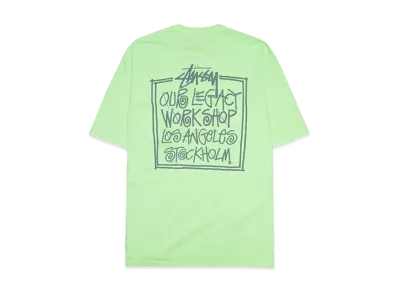 Stussy x Our Legacy Frame Pigment Dyed Tee "Mint"