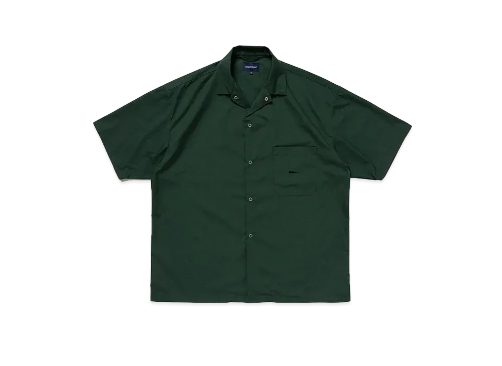 DESCENDANT Sous Open Collar SS Shirt "Green"