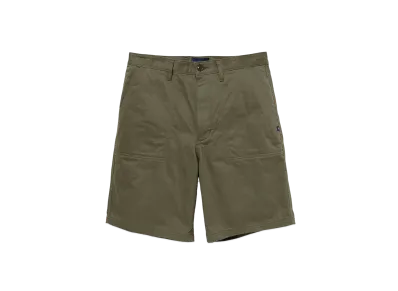 DESCENDANT Dock Satin Shorts "Olive Drab"