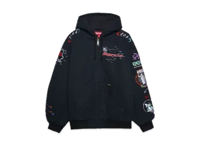 Supreme AOI Hooded Work Jacket "Black"