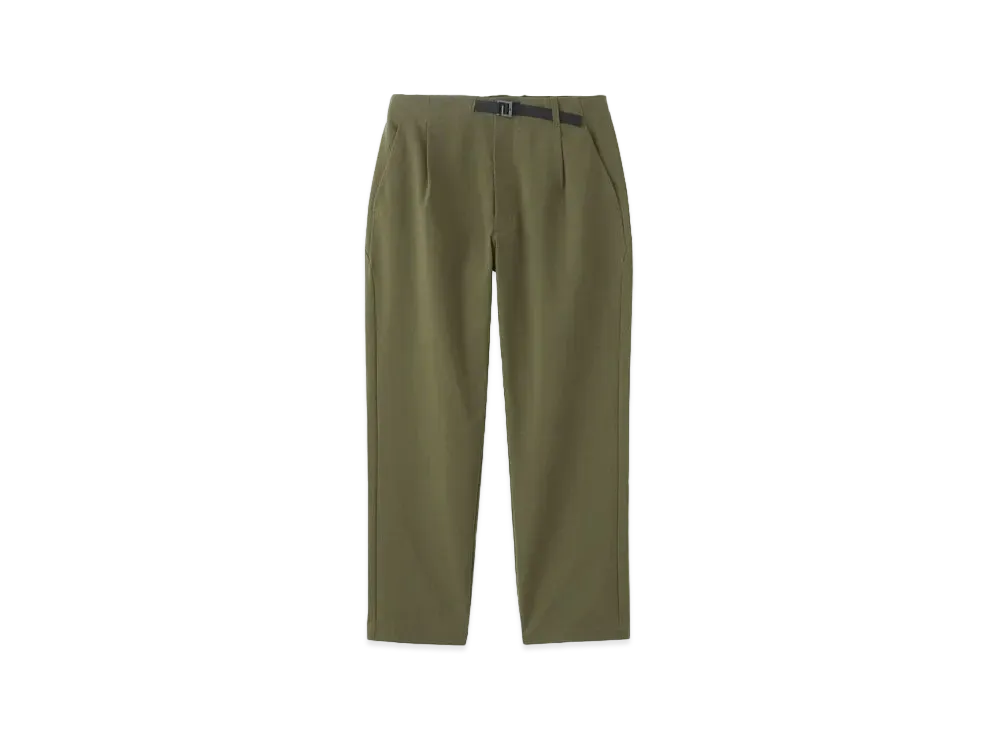 Goldwin One Tuck Tapered Stretch Pants (Unisex) "Olive Green"