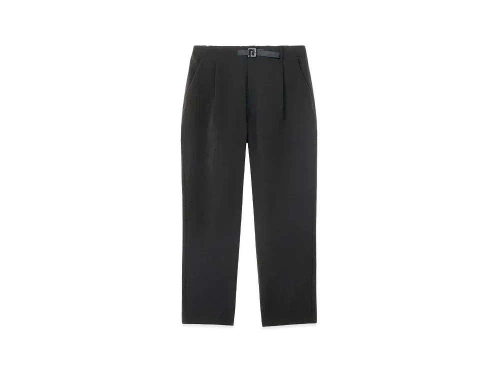 Goldwin One Tuck Tapered Stretch Pants (Unisex) "Black"