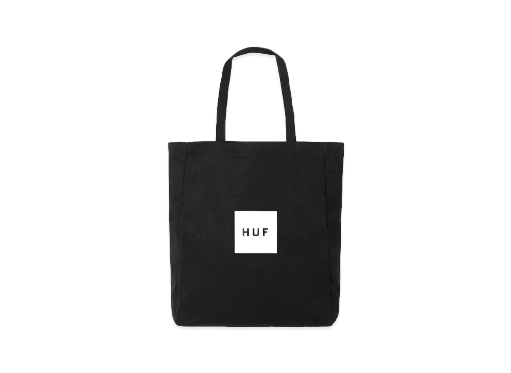 HUF Box Logo Tote Bag M "Black"