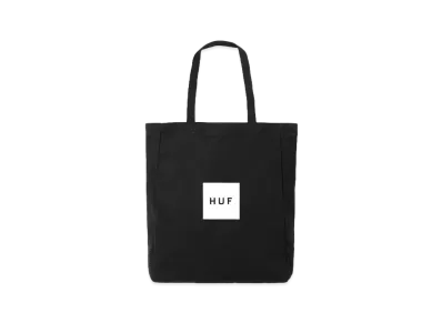 HUF Box Logo Tote Bag M "Black"
