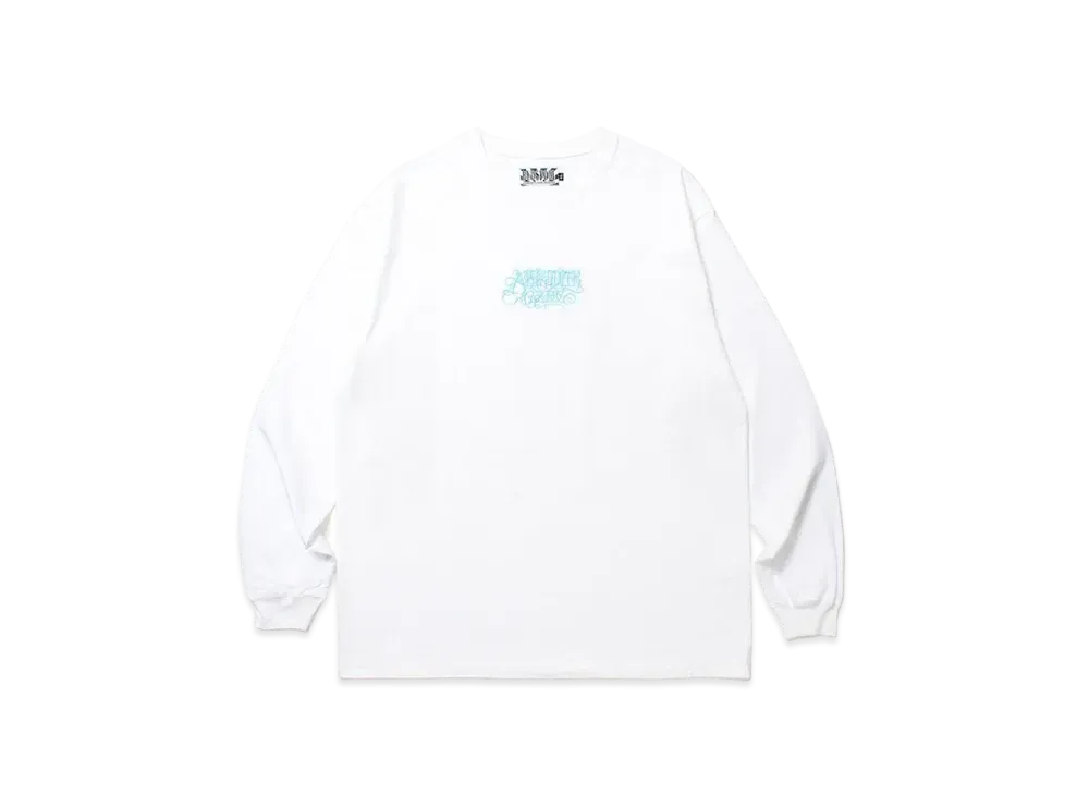 APHRODITEGANG Classic Logo L/S Tee White "Blue"
