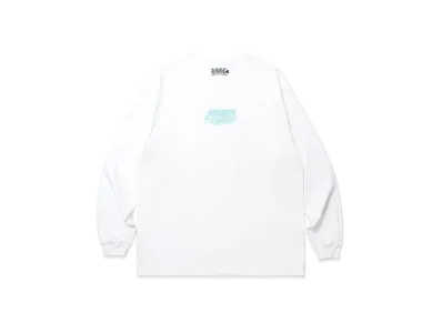 APHRODITEGANG Classic Logo L/S Tee White "Blue"