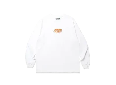 APHRODITEGANG Classic Logo L/S Tee White "Orange"