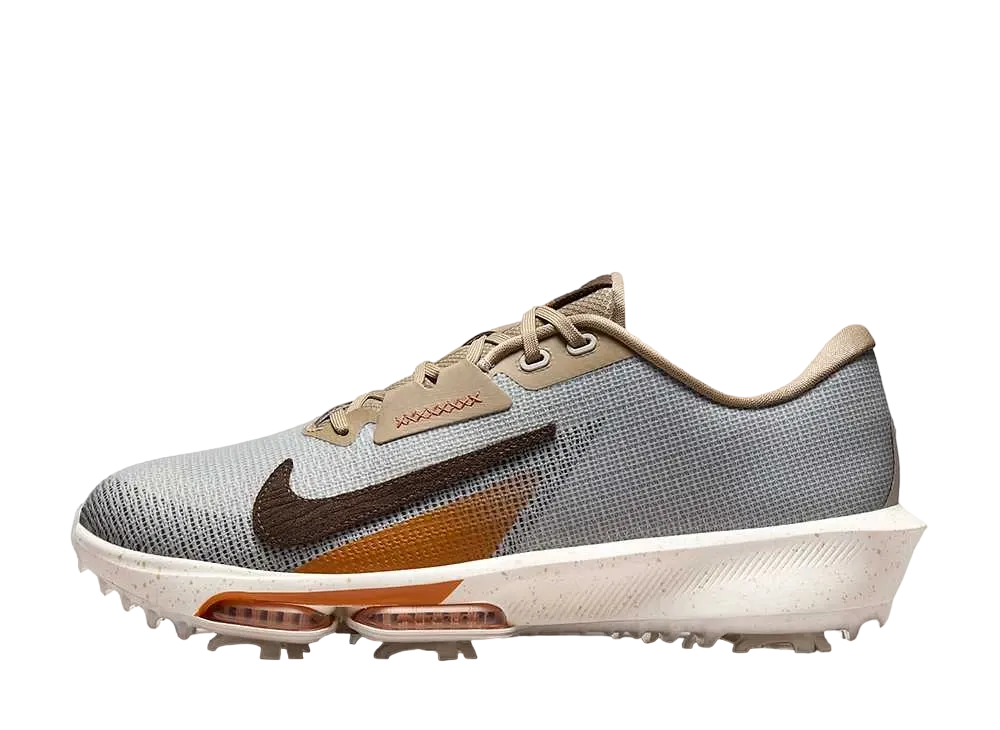 ナイキ エアズーム インフィニティ ツアー NRG ゴルフ "ライトアイアンオール/セイル/カーキ/バロックブラウン"