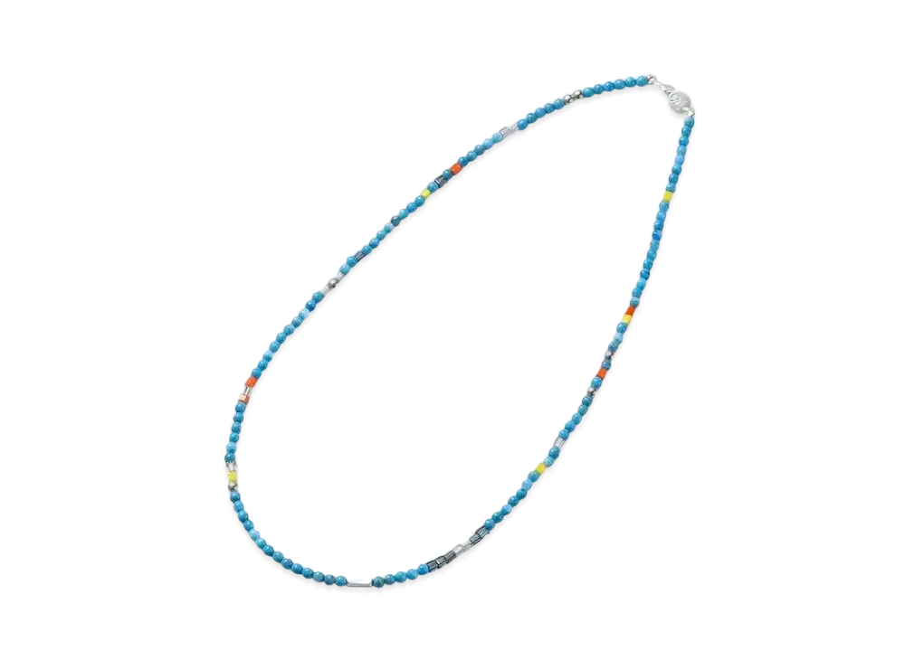 GARNI Mix Beads Necklace "BLUE"
