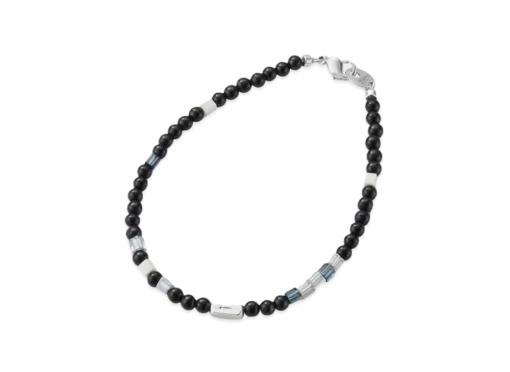 GARNI Mix Beads Bracelet "BLACK"