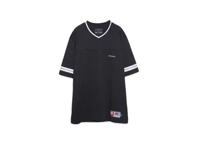 MLVINCE S/S FOOTBALL SHIRT "BLACK"