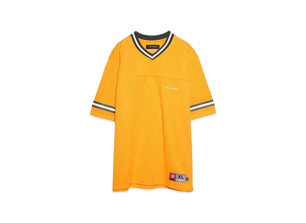 MLVINCE メルヴィンス LAYERED L/S FOOTBALL SHIRT NAVY