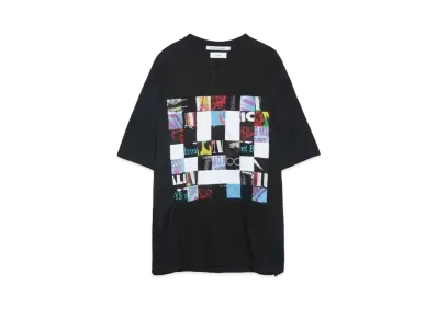 Children of the discordance RE: SMILE PATCH WORK SS TEE "BLACK"