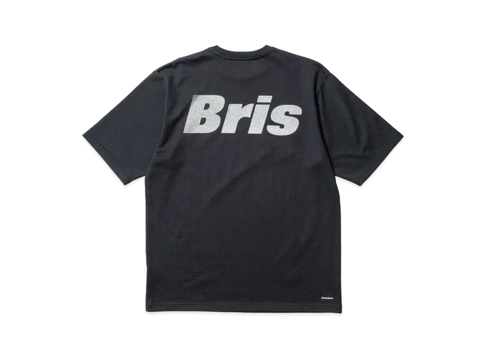 NEW ERA x F.C.Real Bristol Big Logo Rhinestone Emblem T-Shirt "Black"