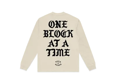Born x Raised L/S Tee "Light Beige"