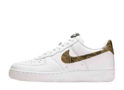Nike Air Force 1 Low Retro PRM QS "Ivory Snake" (2024) (AO1635-100) (Socks Not Included)