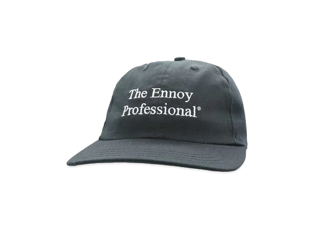 ENNOY Cotton Cap (The Ennoy Professional Logo) "Black" (24SS)