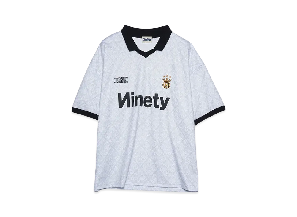 9090 Classic Patterned S/S Game Shirt "White"