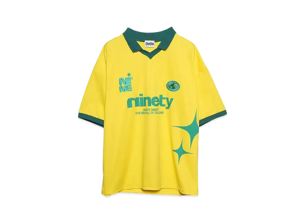 9090 Star Logo S/S Game Shirt "Yellow"
