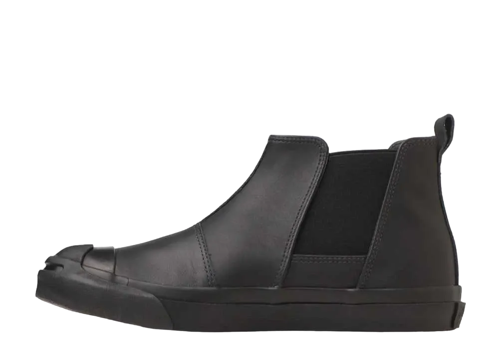 コンバース ジャックパーセル レザー サイドゴア RH "チャコール"