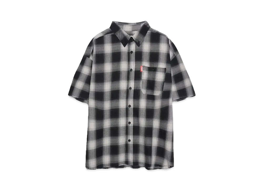 9090 Damage Original Ombre S/S Shirt "Black"