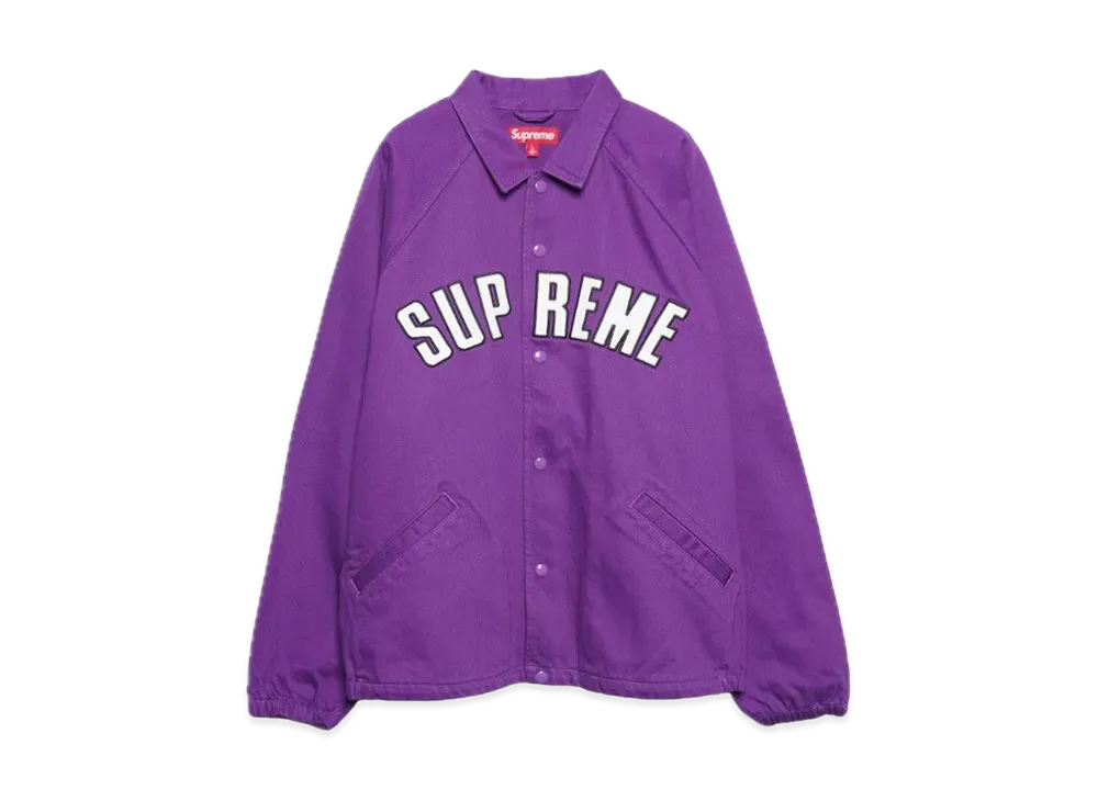 Supreme ARC Denim Coaches Jacket "Purple"