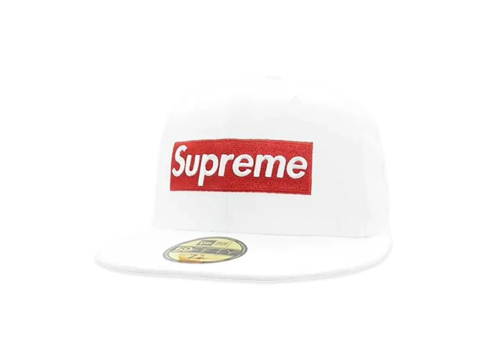 Supreme Box Logo Mesh Back New Era "White" (24SS)