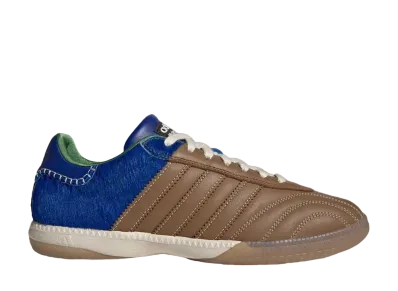 Wales Bonner × adidas Millennium Samba Pony Nappa "Royal Blue/Brown"