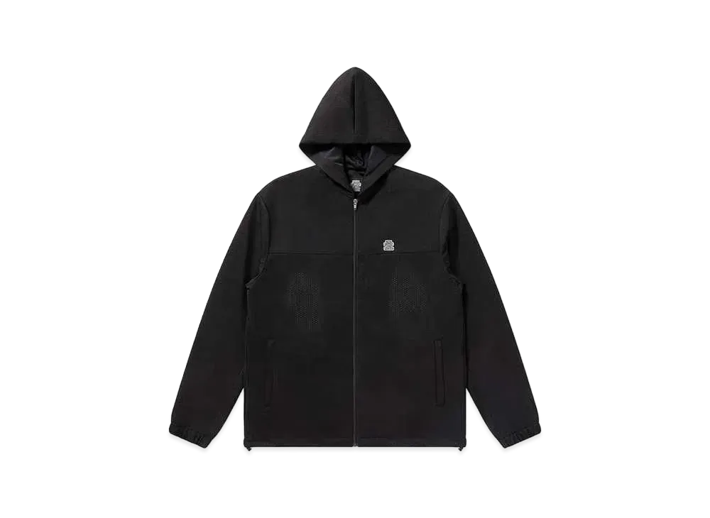 BlackEyePatch Hooded Mesh Zip Hoodie "Black"