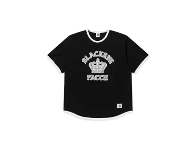 BlackEyePatch Crown Logo Ribbed Tee "Black"