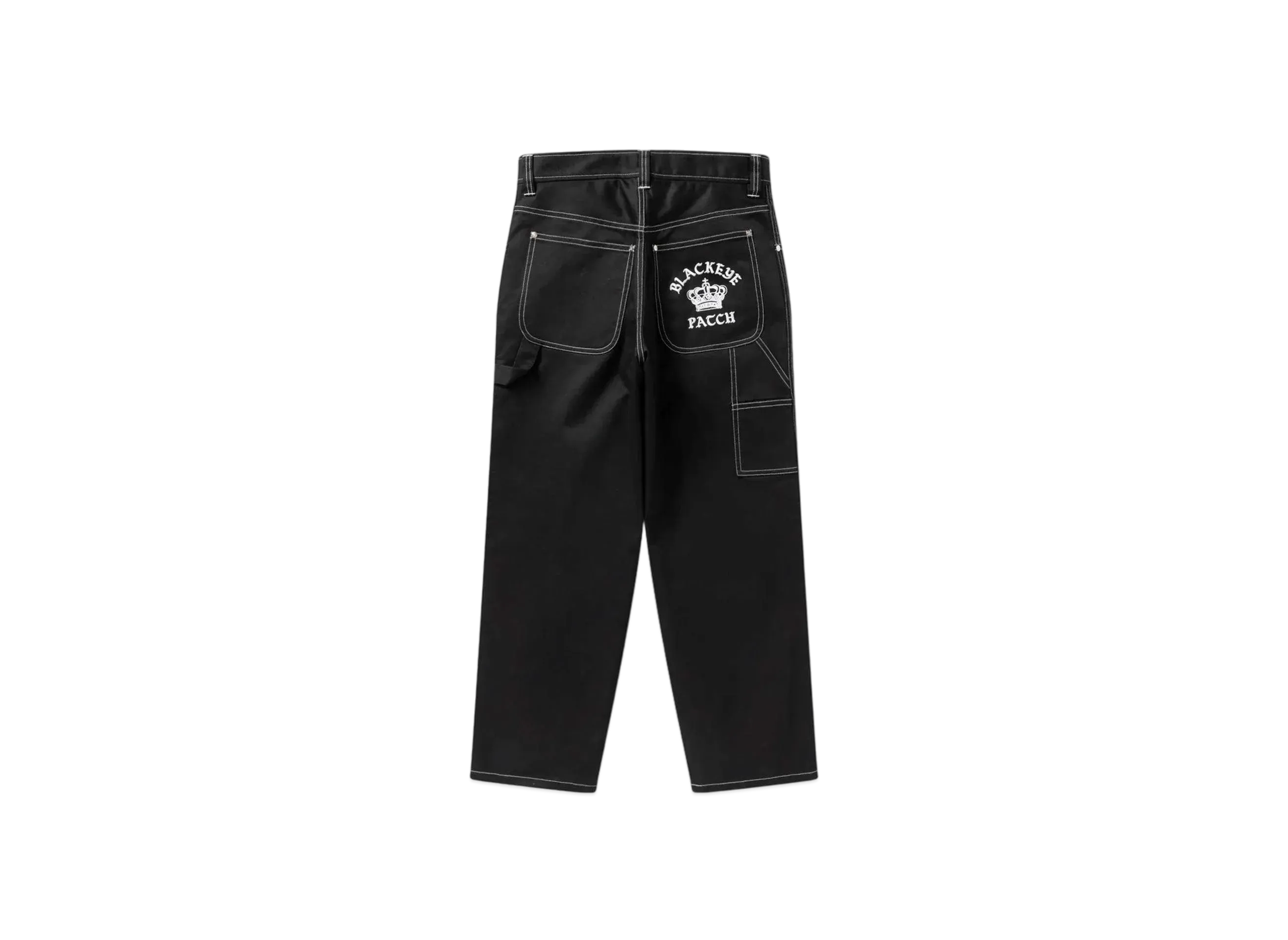BlackEyePatch Crown Logo Painter Pants "Black"