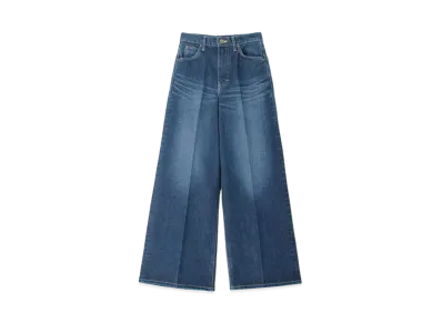 Lee x KANAKO SAKAI Rigid Denim Wide Trousers "Blue"