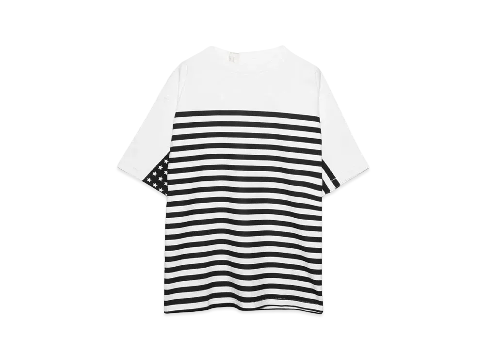 F-LAGSTUF-F STAR&BARS Tee(x N.HOOLYWOOD) "WHITE"