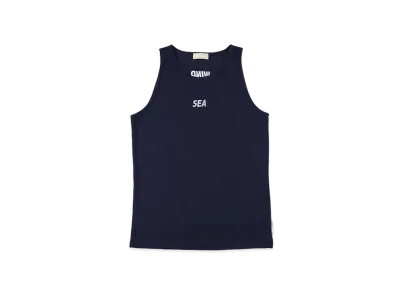 WIND AND SEA ES Waffle Tank Top "Navy"