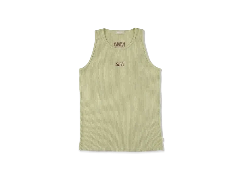 ウィンダンシー ES ワッフル タンク トップ "PF グリーン"