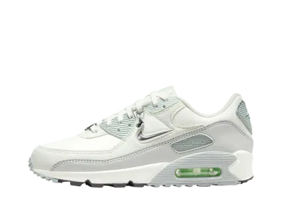Nike Women's Air Max 90 SE "Sail/Sea Glass/Light Silver/Metallic Silver"