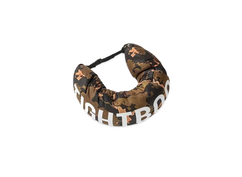 TIGHTBOOTH Logo Neck Pillow "Orange Camo"