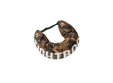 TIGHTBOOTH Logo Neck Pillow "Orange Camo"