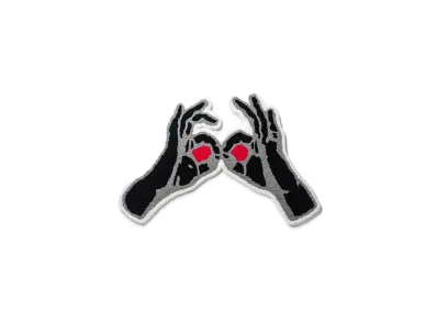 TIGHTBOOTH Hand Sign Rug "Black"