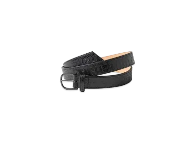 TIGHTBOOTH Leather Logo Belt "Black"