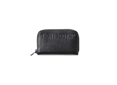 TIGHTBOOTH Leather Zip Around Wallet "Black"