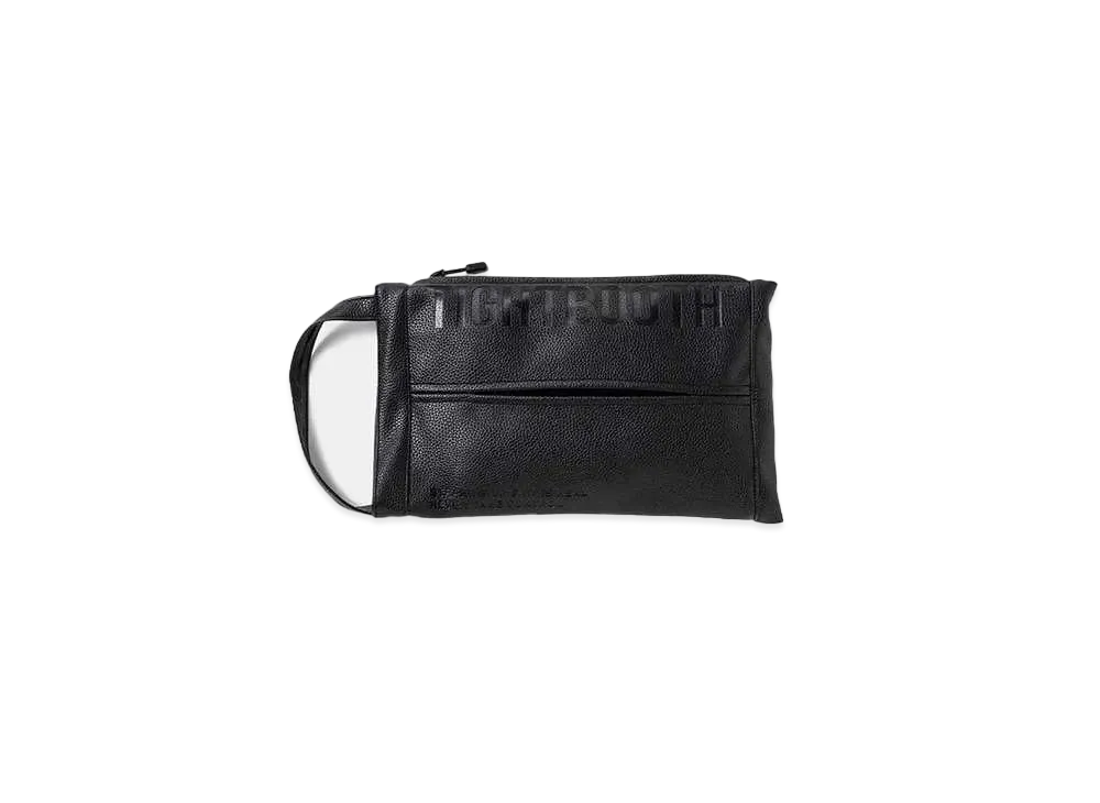 TIGHTBOOTH Leather Tissue Paper Case "Black"